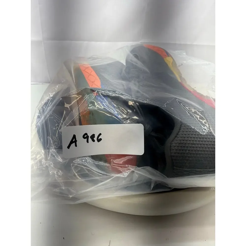 NOBULL Outwork Dark Gray Lightning Rainbow Womens Sz 9 Running Superfabric Shoes
